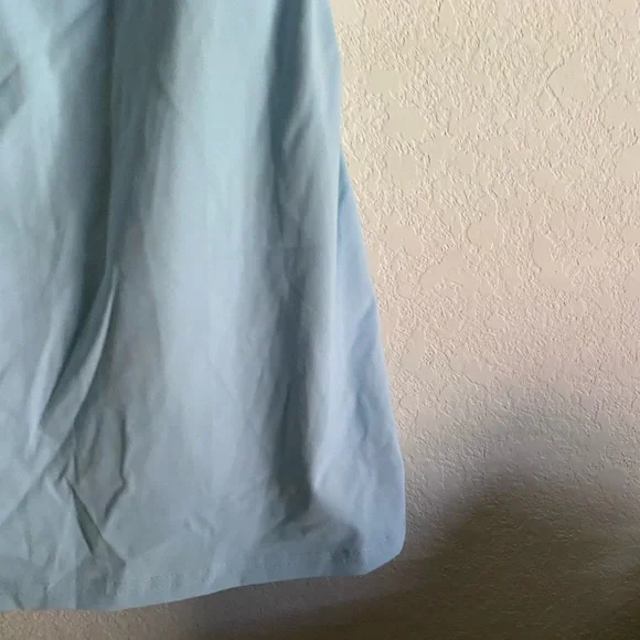 West Fade Light Blue Contrast Piping Pickleball Tennis Sporty New Mini Dress XS - Picture 8 of 16